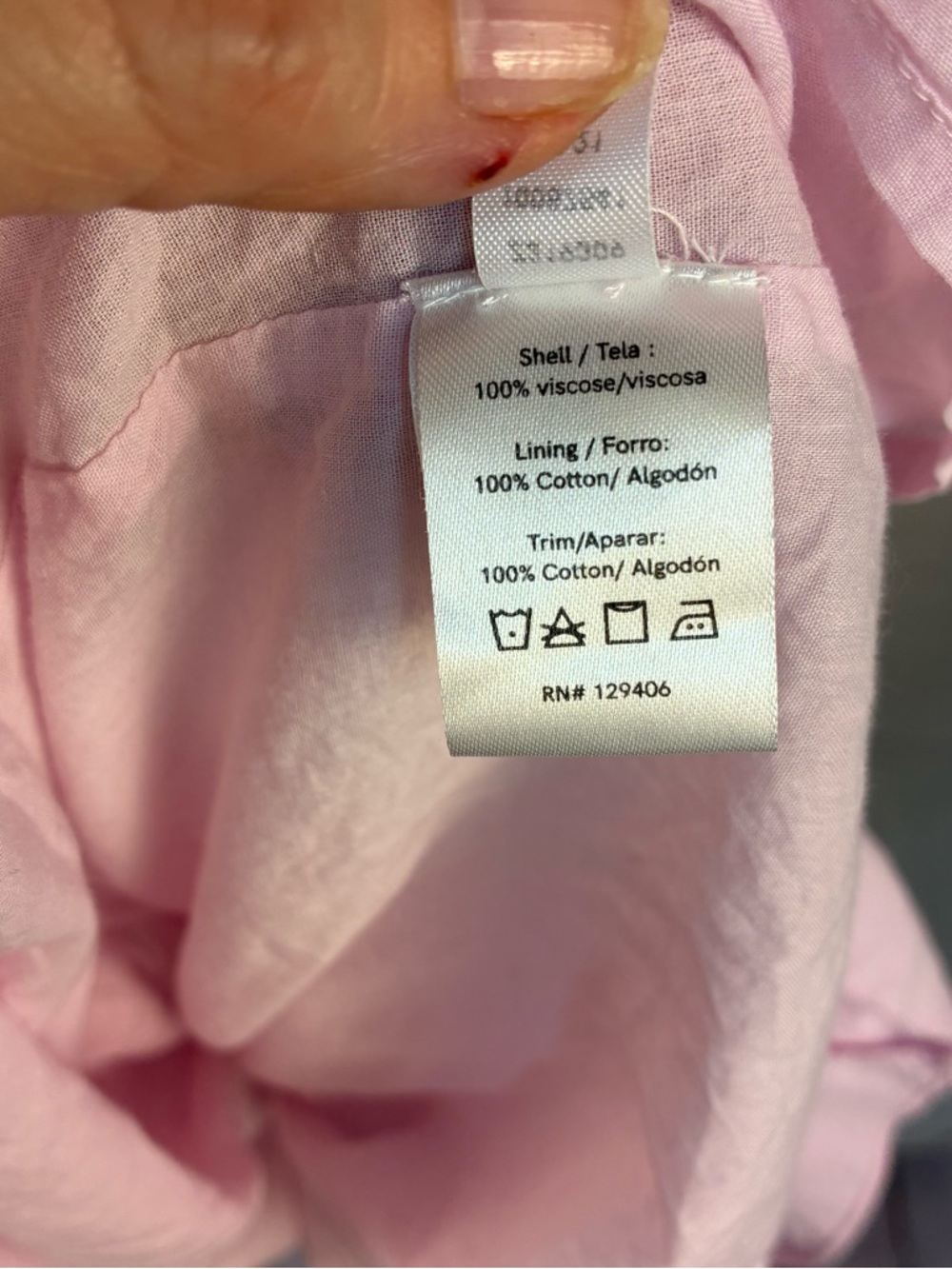 Venus Pink Lace-Up Open Back Maxi Dress L - Picture 9 of 10